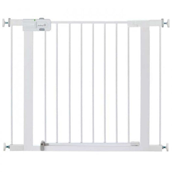 Safety 1st Easy Install Metal Baby Gate with Pressure Mount Fastening , White