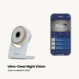 Safety 1st WiFi Video Baby Monitor, White / Wood - ANB Baby