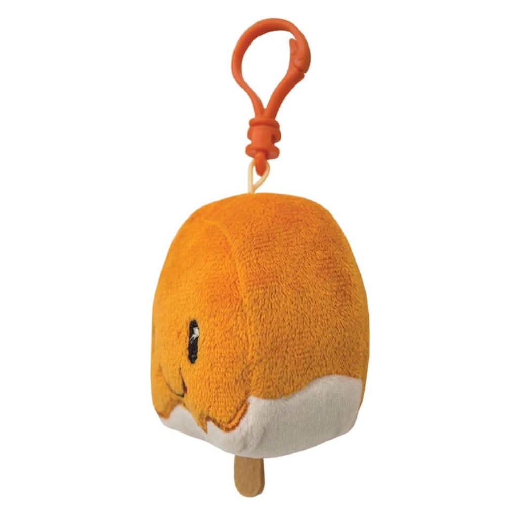 iscream mini squishem narwhal plushie bubble gum scented backpack clip SCENTCO Oh So Yummy Backpack Buddies, Creamsicle Scented Plush Clip