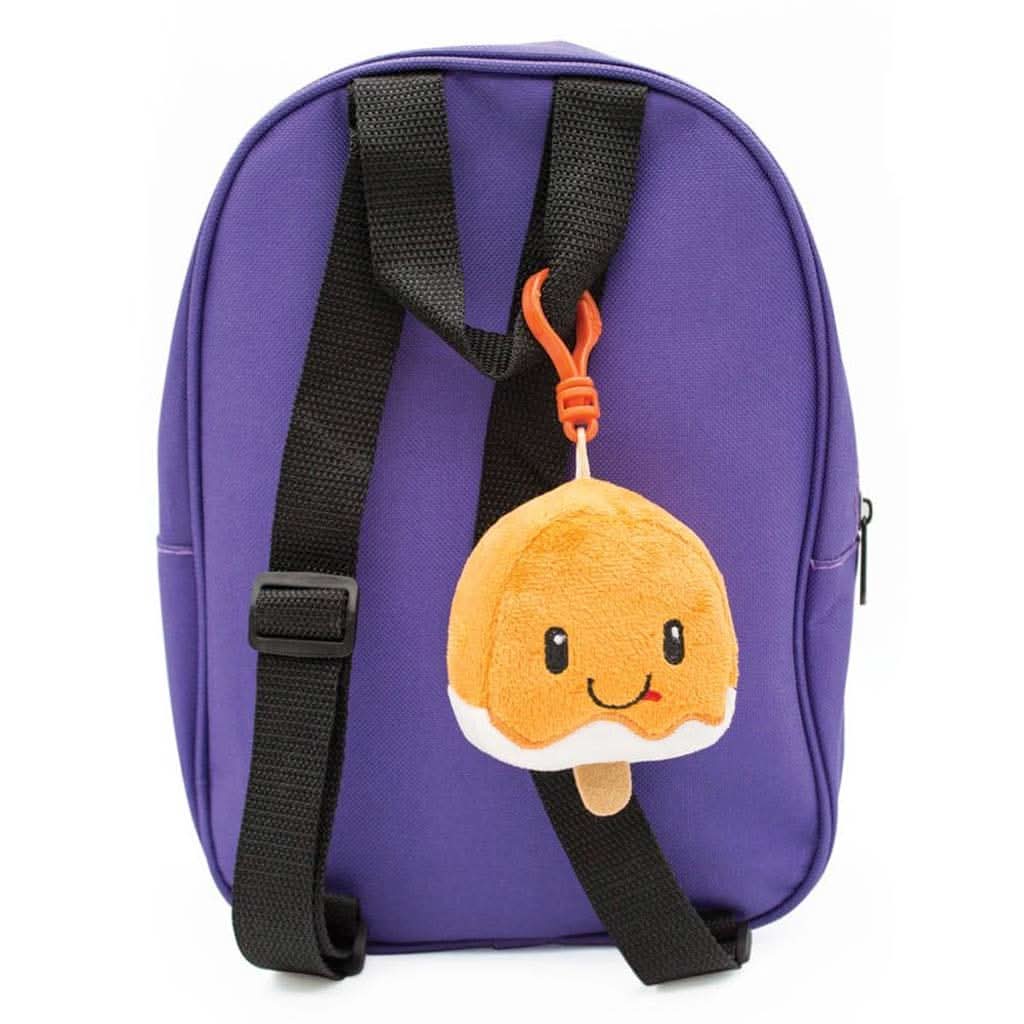 iscream mini squishem narwhal plushie bubble gum scented backpack clip SCENTCO Oh So Yummy Backpack Buddies, Creamsicle Scented Plush Clip