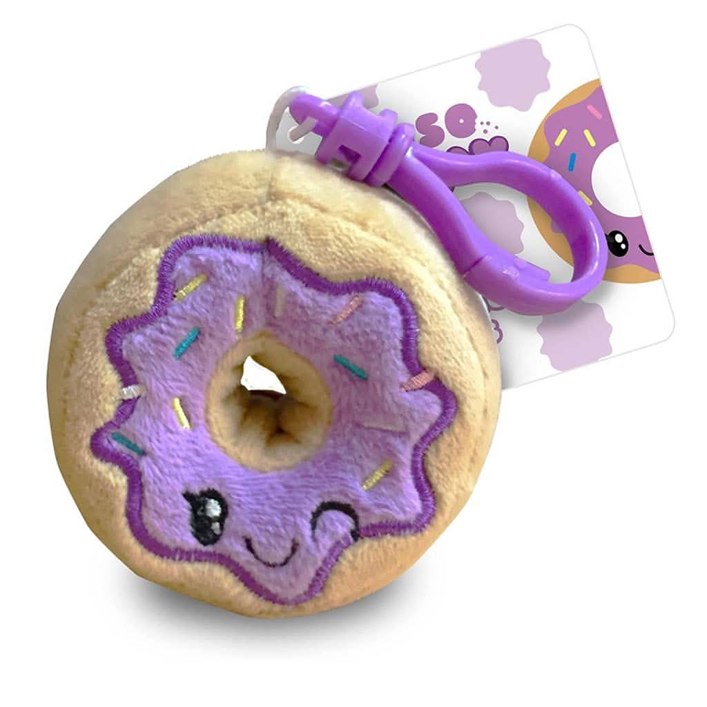 Scentco Oh So Yummy Backpack Buddies Scented Plush Toy Clips - Donut-Plush Toys-Scentco-ANB Baby Store