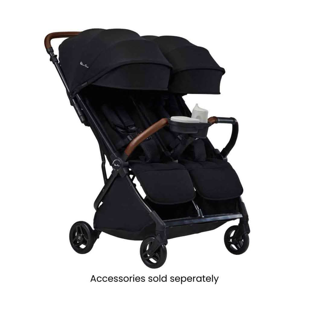 Silver Cross Jet Double Travel Stroller, Black - Available September, ANB BABY