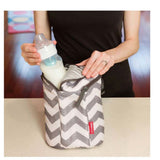 Skip Hop Grab & Go Double Bottle Bag, Chevron - ANB Baby