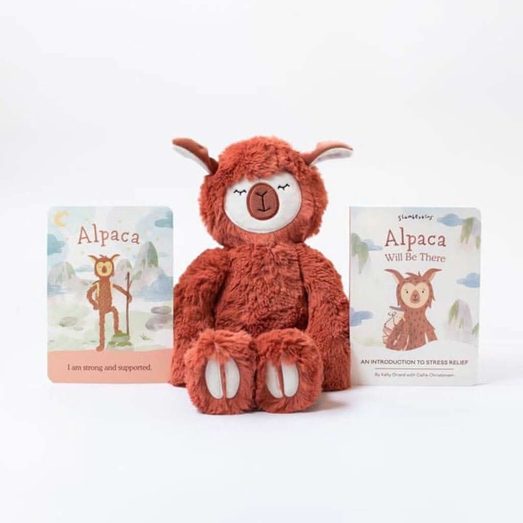 Slumberkins Alpaca Kin, Stress Relief-Plush Toys-Slumberkins-ANB Baby Store