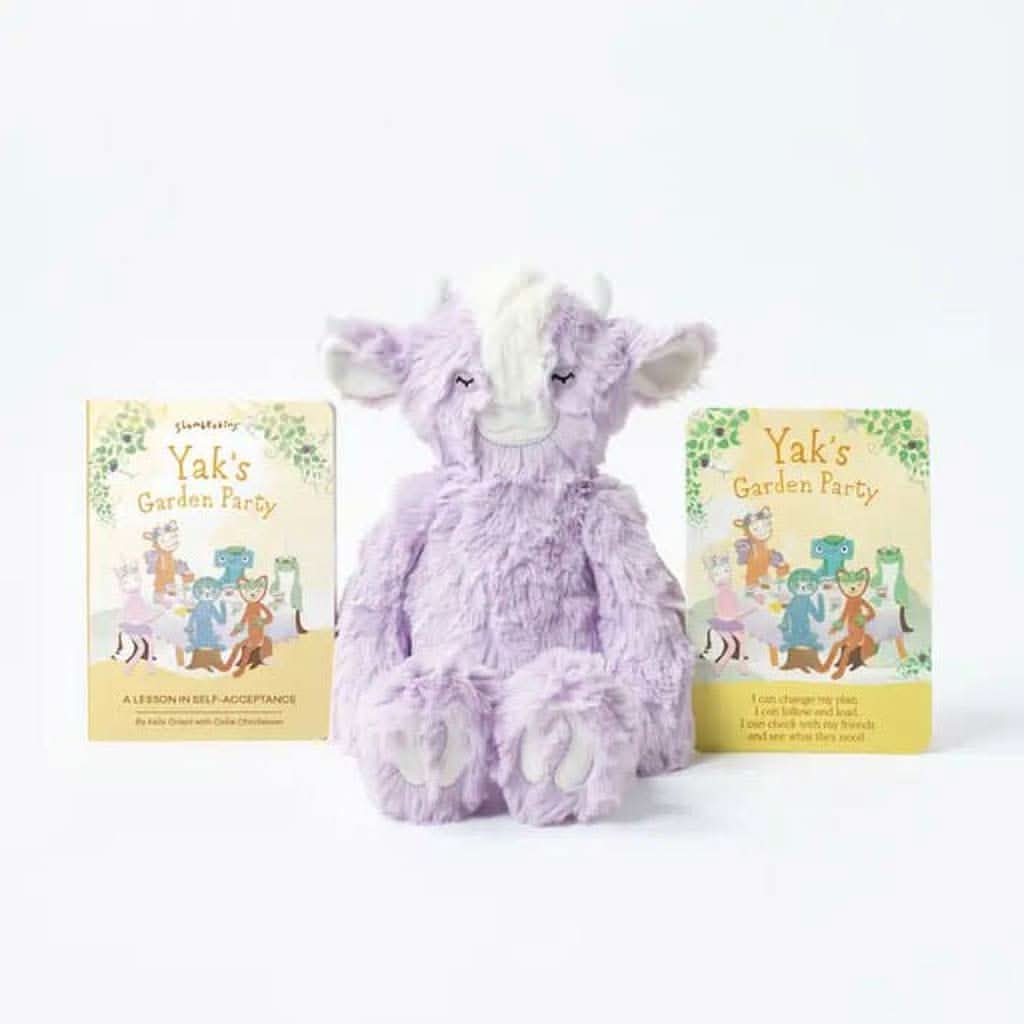 Slumberkins Violet Yak Kin Garden Party, Self-Acceptance-Plush Toys-Slumberkins-ANB Baby Store