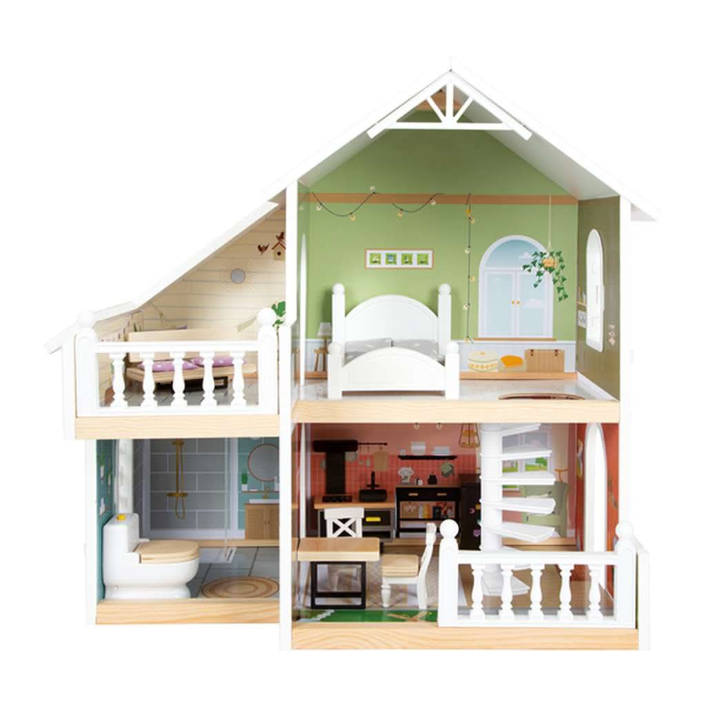 Small Foot Dollhouse Toy with Roof Terrace-Learning & S.T.E.M-Hauck Toy-ANB Baby Store