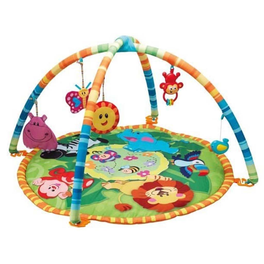 Small World Toys Jungle Pals Baby Playmat-Walkers & Activity Centers-Small World Toys-ANB Baby Store