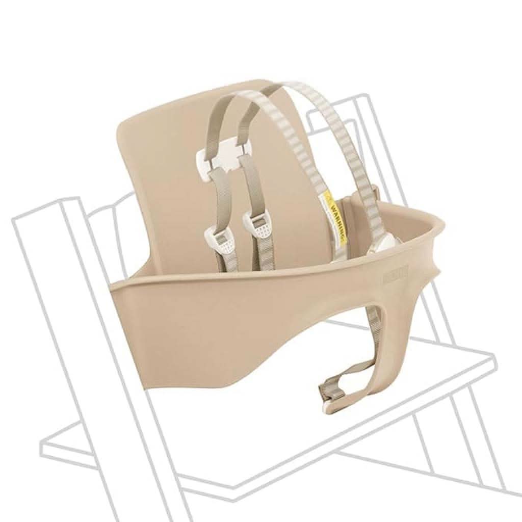 Stokke Adjustable Ergonomic Tripp Trapp Baby Set with Harness-High Chairs-Stokke-Hazy Grey-ANB Baby Store