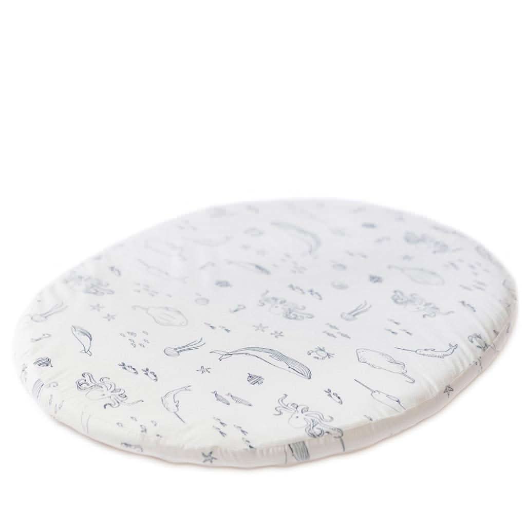 Stokke Sleepi Fitted Sheet by Pehr-Mattresses & Covers-Stokke-Life Aquatic-ANB Baby Store