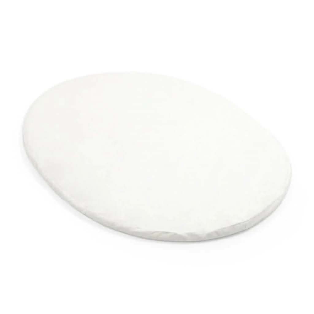 Stokke Sleepi Mini Fitted Sheet-Mattresses & Covers-Stokke-White-ANB Baby Store
