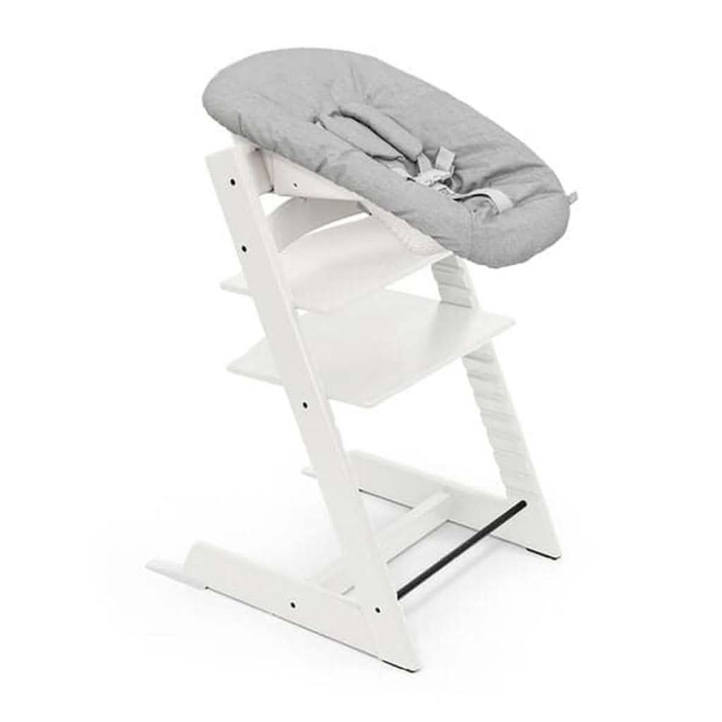 Stokke Tripp Trapp High Chair with Newborn Bundle Set-High Chairs-Stokke-White-ANB Baby Store