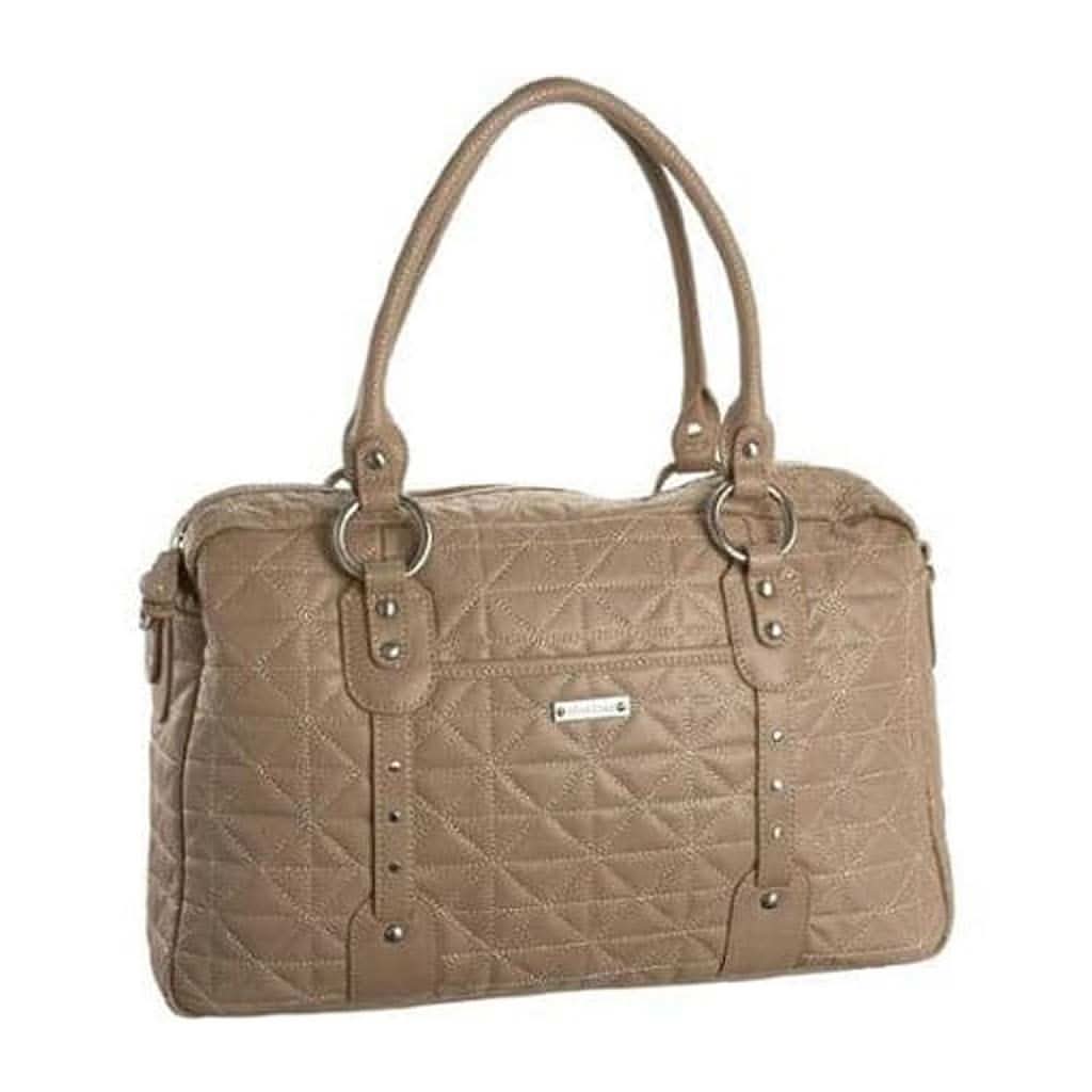 STORKSAK Elizabeth Fawn Leather-Diaper Bags-Storksak-ANB Baby Store