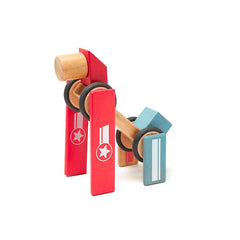 Tegu Daredevil Magnetic Wooden Blocks Stunt Team, 12 pieces, ANB BABY