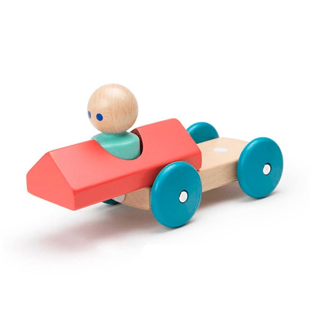 Tegu Magnetic Racer Building Block Set 3 - Piece - TEGMRBPRP801T - ANB Baby