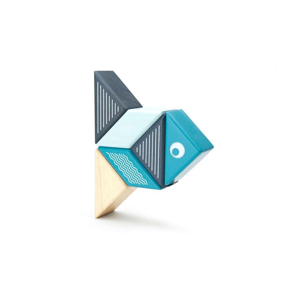Tegu Travel Pal Magnetic Wooden Block Set 6 - Piece, ANB BABY