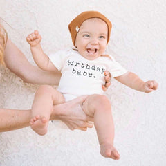 Tenth & Pine Birthday Babe Organic Cotton Onesie, ANB BABY