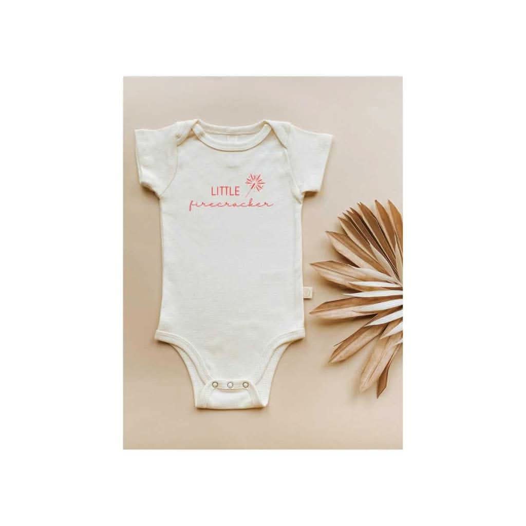 Tenth & Pine Little Firecracker, Organic Cotton Onesie-Clothing-Tenth & Pine-0-3 Months-ANB Baby Store