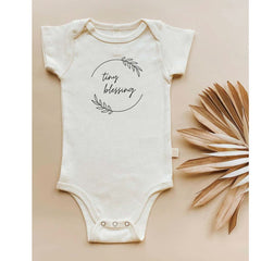 Tenth & Pine Tiny Blessing Organic Cotton Onesie, ANB BABY