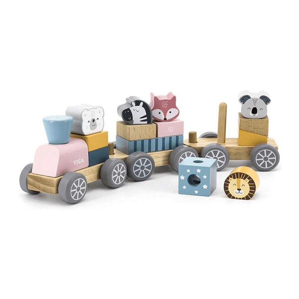 The Original Toy Wooden Stacking Train Toy