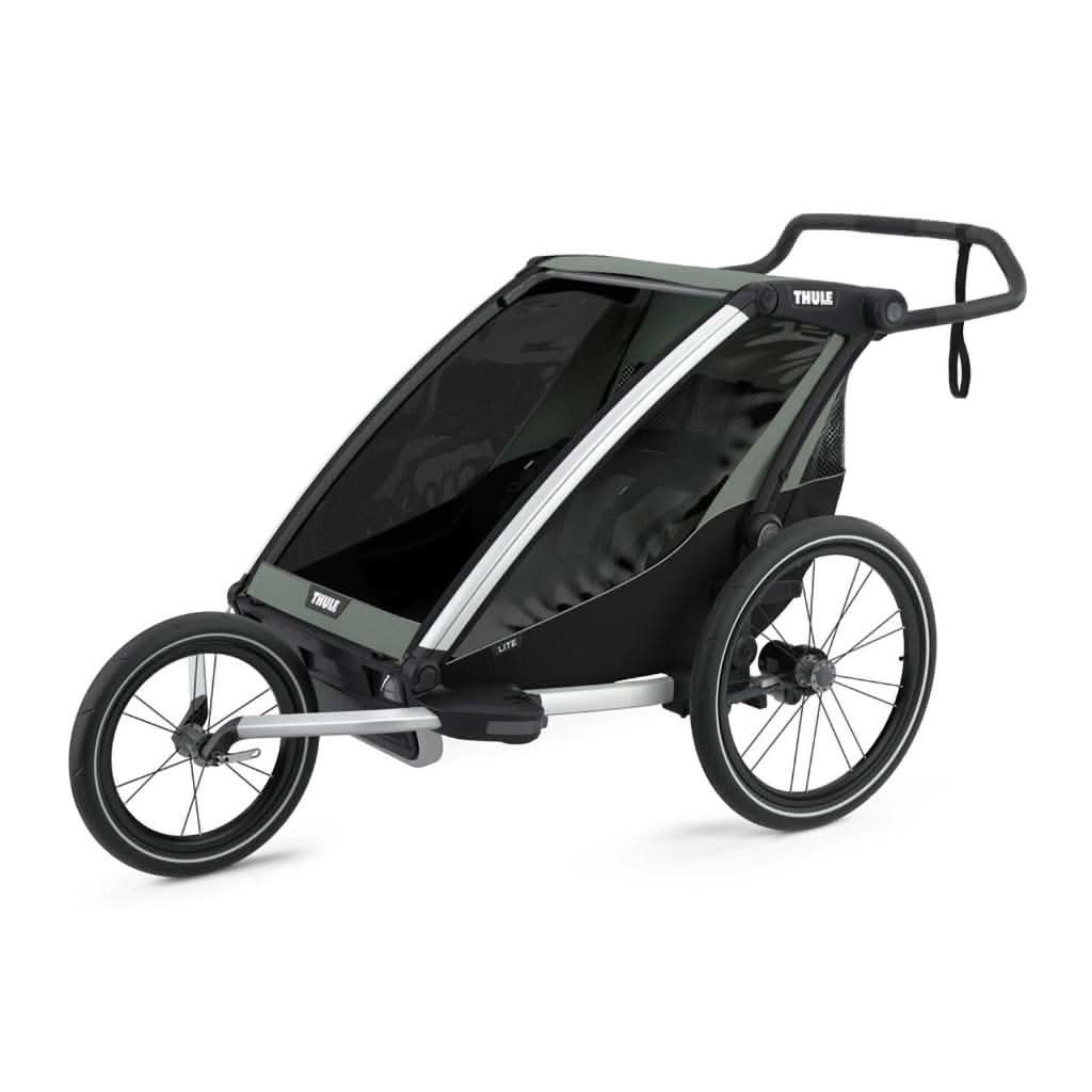 Thule Chariot Lite 2 Multisport Trailer & Stroller, Agave-Bike Seats, Trailers & Wagons-Thule-ANB Baby Store
