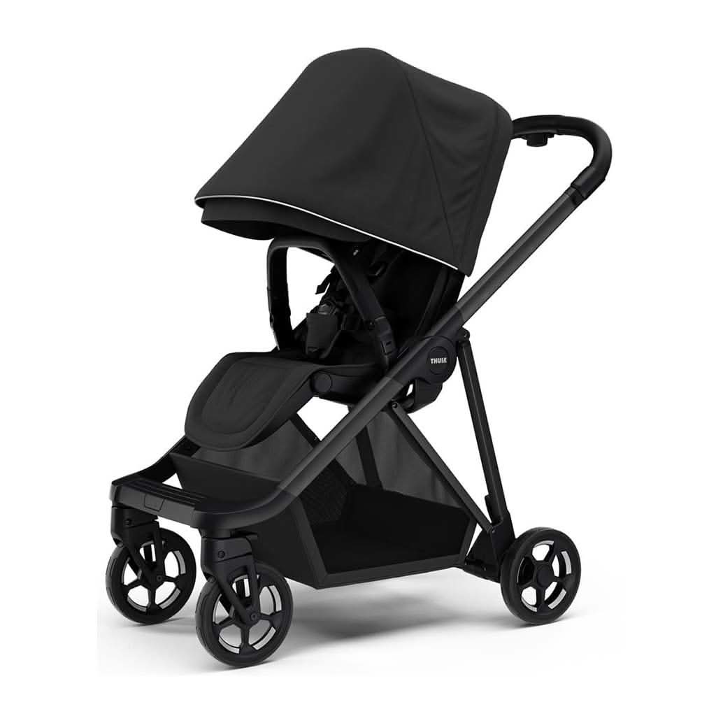 Thule Shine City Stroller-Single Strollers-Thule-Black, Black Frame-ANB Baby Store