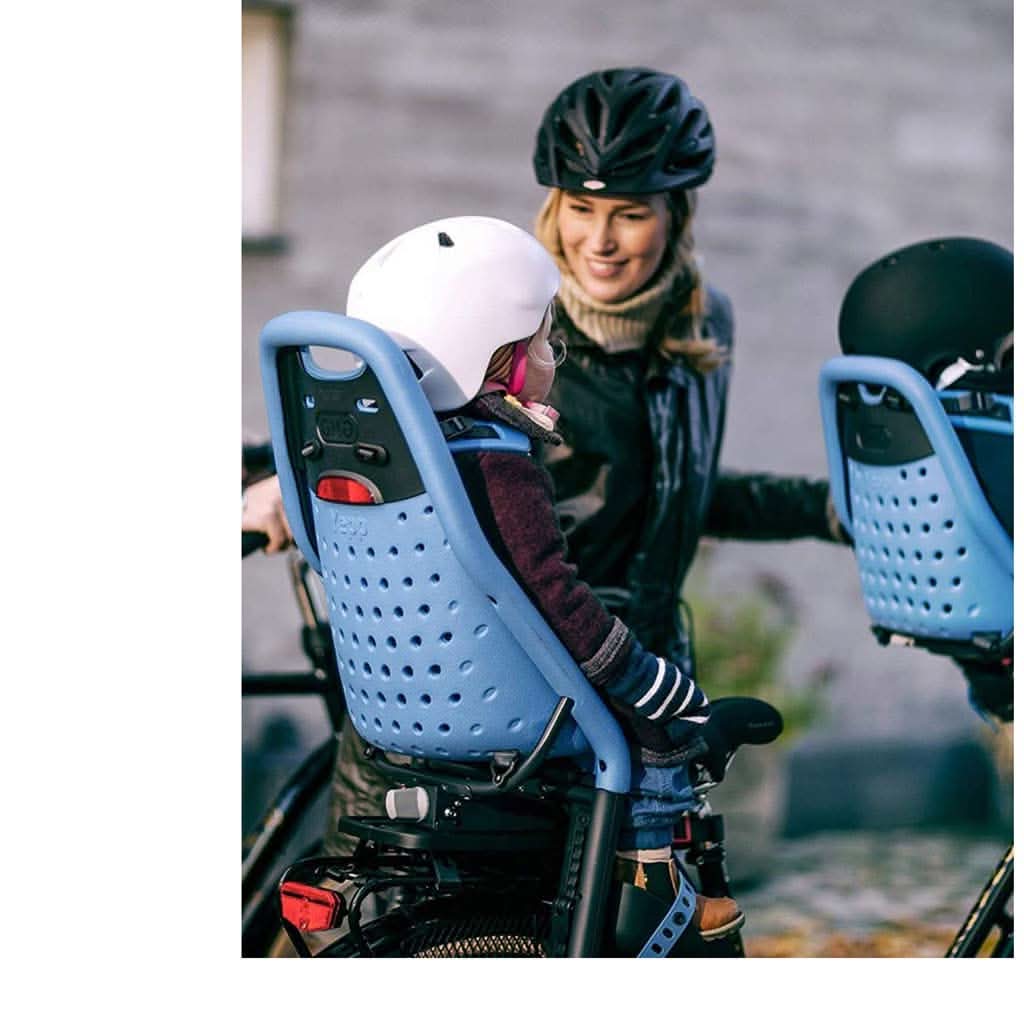 baby bike seat and helmet THULE Yepp Maxi Rack Mount Child Bike Seat