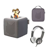 Tonies Toniebox Playtime Puppy Starter Set with Foldable Headphones and Carrying Case - TON10000764 - KIT - ANB Baby