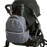 Twelvelittle On - the - Go Backpack, Grey Twinkle Print - ANB Baby