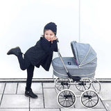 Valco Baby Royale Doll Stroller, Grey Marle - ANB Baby