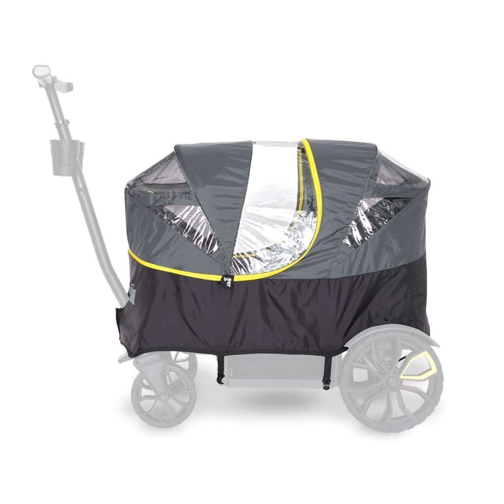 Veer Cruiser All Weather Cover, Clear-Stroller Wagons-Veer-Cruiser-ANB Baby Store