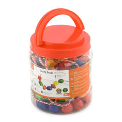 Viga Toys Wooden Lacing Beads, 90 - Pieces and 5 - Cords, ANB BABY
