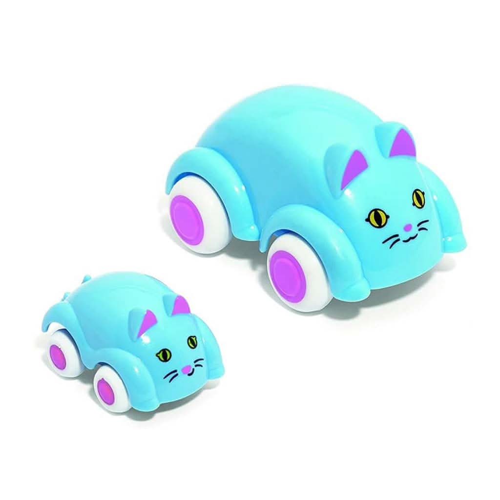 Viking Toys Cute Cars Mother and Baby Cat Vehicle Toy Set-Baby Toys-Viking Toys-Blue-ANB Baby Store
