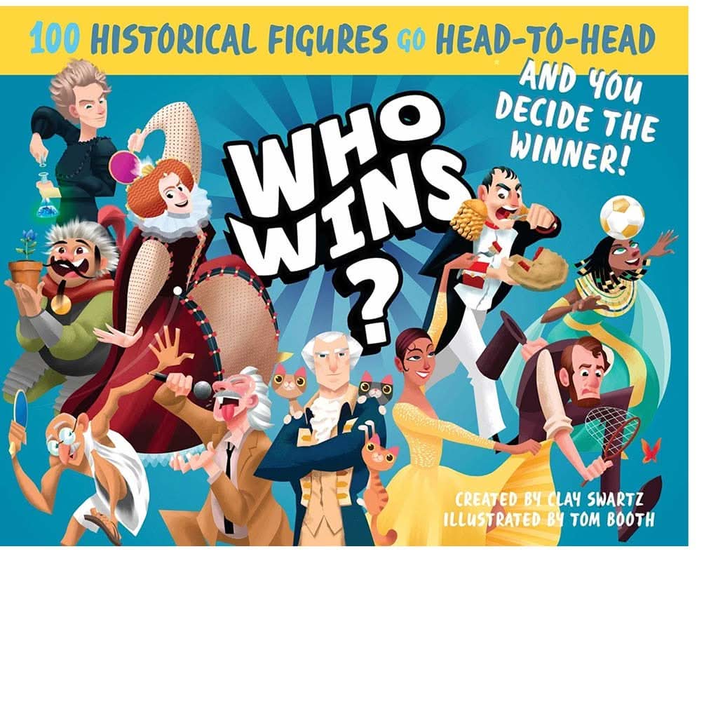 Who Wins?: 100 Historical Figures Go Head-to-Head and You Decide the Winner! Hardcover-Learning & S.T.E.M-Workman Publishing Company-ANB Baby Store