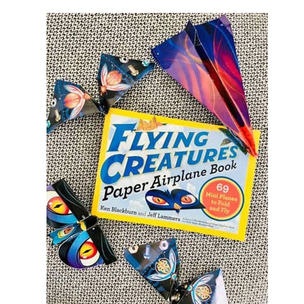 Workman Publishing Flying Creatures Paper Airplane Book, ANB BABY