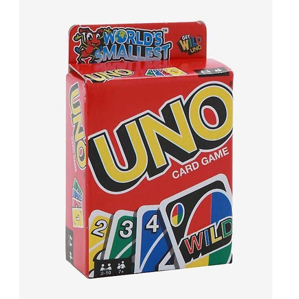 World's Smallest Uno Card Game-Learning & S.T.E.M-WORLD'S SMALLEST-ANB Baby Store