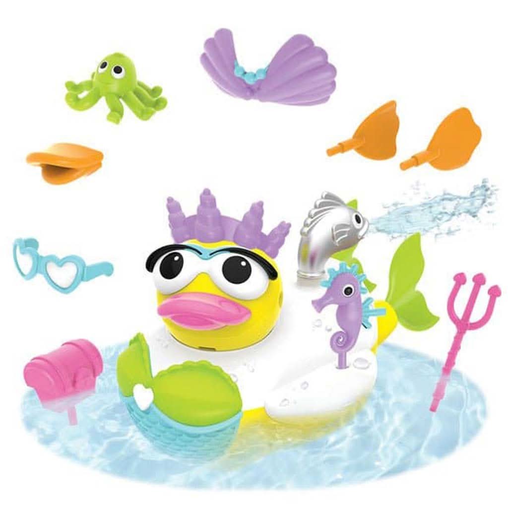 Yookidoo Jet Duck Create a Mermaid-Bath Tubs & Accessories-Yookidoo-ANB Baby Store