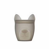 Zip Top Reusable Baby + Kid Snack Containers 100% Silicone, Grey Dog - ANB Baby