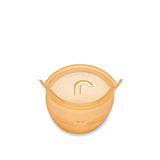 Zip Top Reusable Baby + Kid Snack Containers 100% Silicone, Orange Cat - ANB Baby