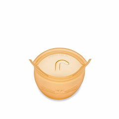 Zip Top Reusable Baby + Kid Snack Containers 100% Silicone, Orange Cat, ANB BABY