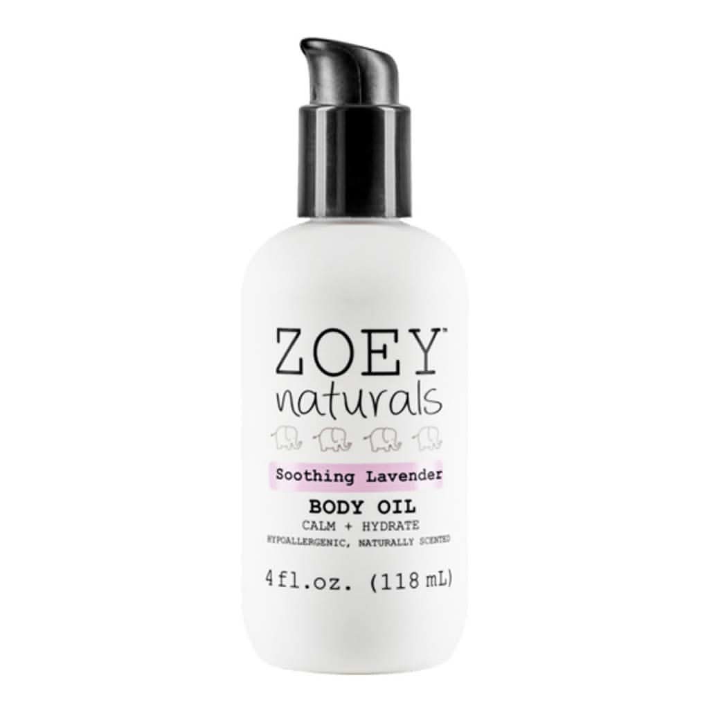 Zoey Naturals Body Oil 4 oz. Soothing Lavender-Diapering-ZOEY Naturals-ANB Baby Store
