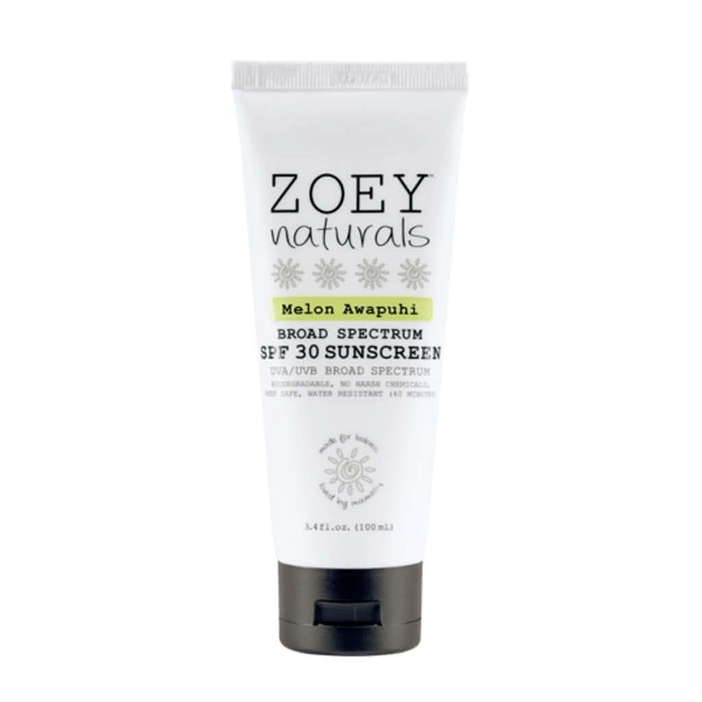 Zoey Naturals Broad Spectrum Sunscreen SPF 30 3.4 oz. Melon Awapuhi-Diapering-ZOEY Naturals-ANB Baby Store