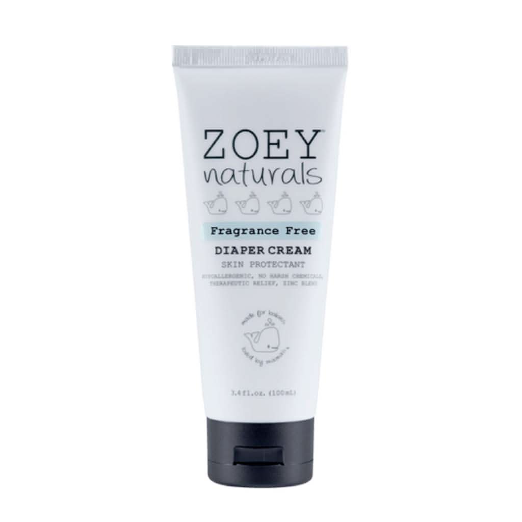 Zoey Naturals Diaper Cream Fragrance Free, 3.4 oz-Diapering-ZOEY Naturals-ANB Baby Store