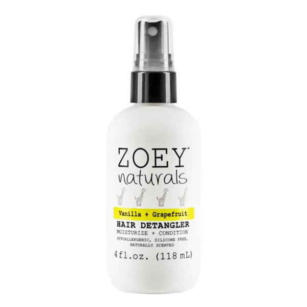 Zoey Naturals Hair Detangler 4 oz. Vanilla Grapefruit