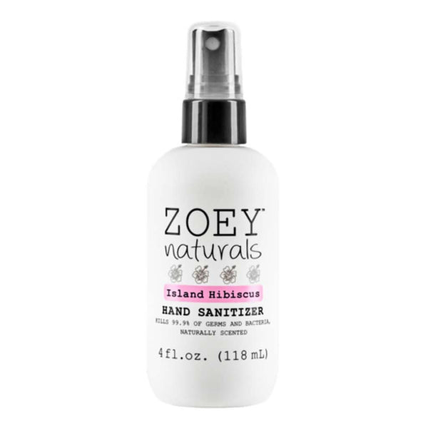 Zoey Naturals Hand Sanitizer  4 oz. Island Hibiscus