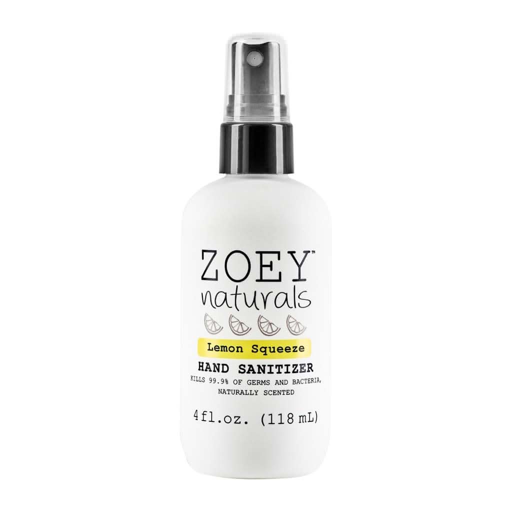 Zoey Naturals Hand Sanitizer 4oz., Lemon Squeeze-Diapering-ZOEY Naturals-4Oz-ANB Baby Store