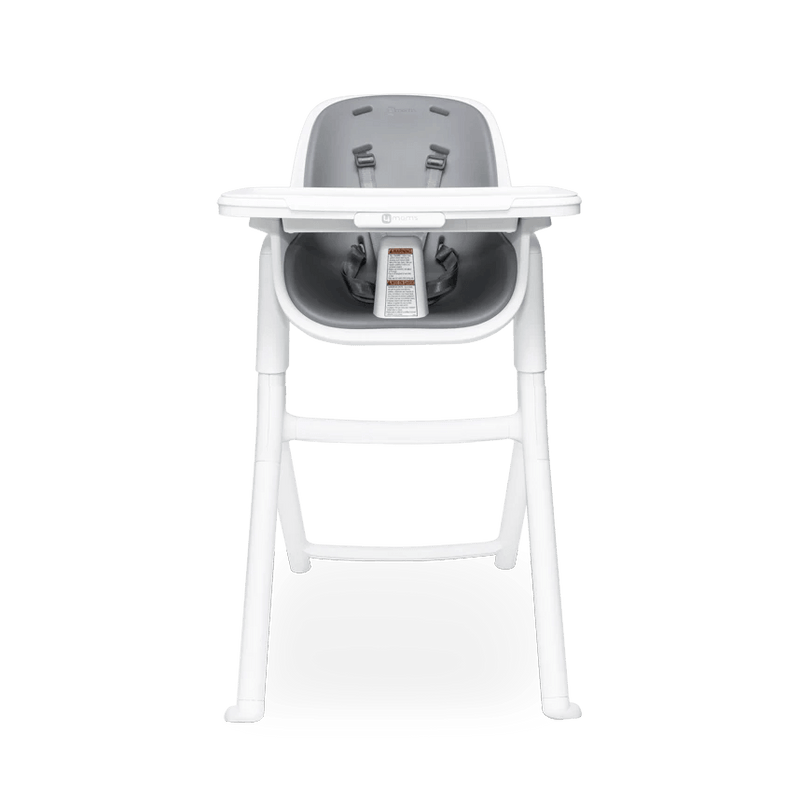 4moms Connect High Chair with Magnetic Guide Tray, White / Grey, -- ANB Baby
