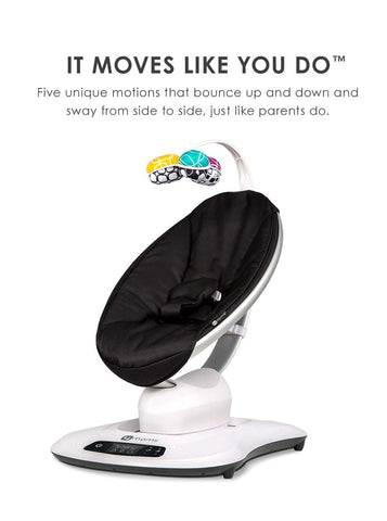 4moms mamaRoo 4 Baby Swing, 5 Unique Motions, Smooth - ANB Baby -4 moms baby swing