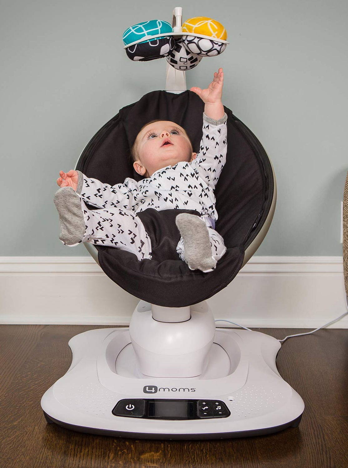 4moms mamaRoo 4 Baby Swing, 5 Unique Motions, Smooth - ANB Baby -4 moms baby swing