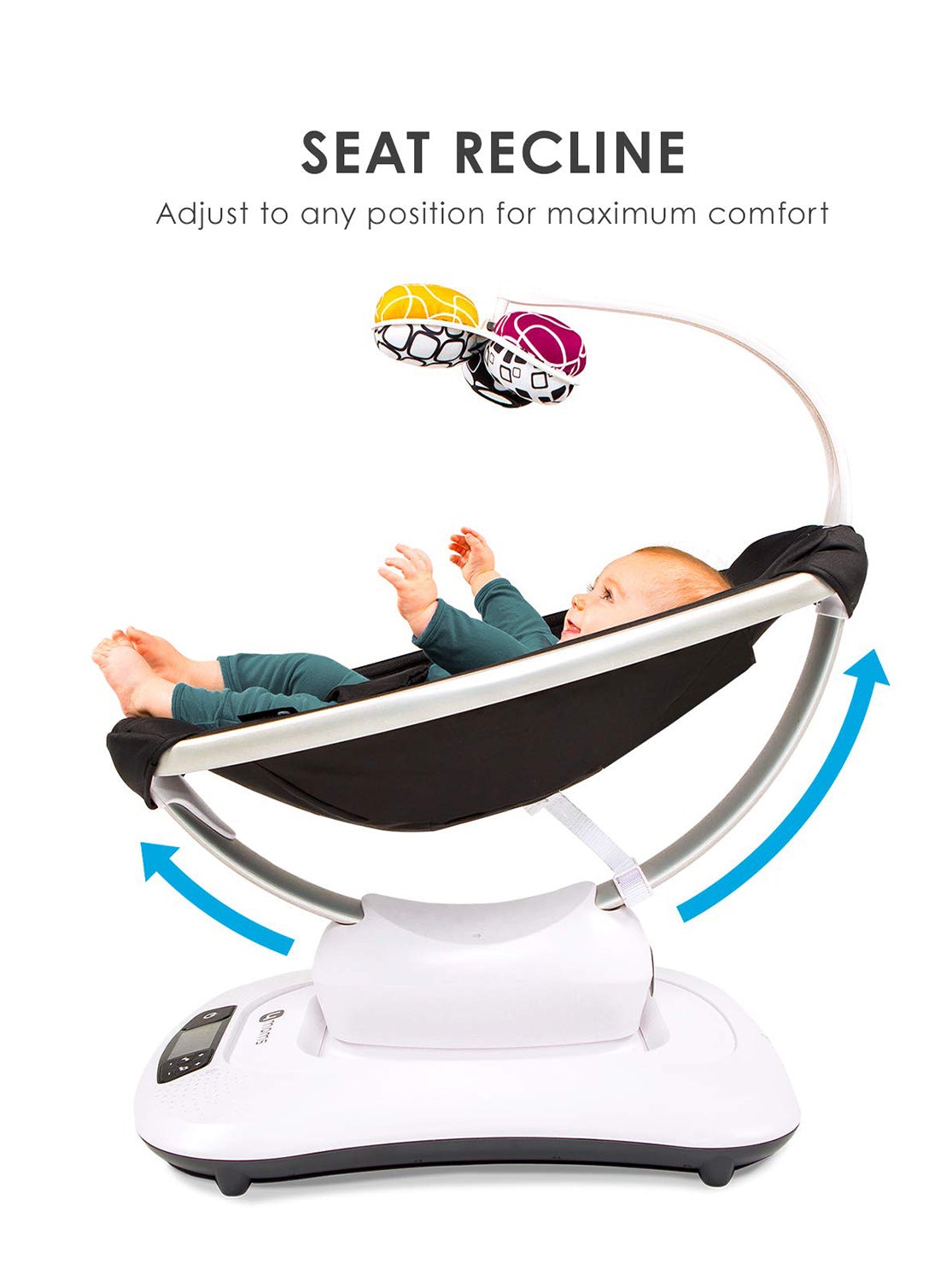 4moms mamaRoo 4 Baby Swing, 5 Unique Motions, Smooth - ANB Baby -4 moms baby swing