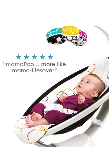 4moms mamaRoo 4 Baby Swing, 5 Unique Motions, Smooth - ANB Baby -4 moms baby swing